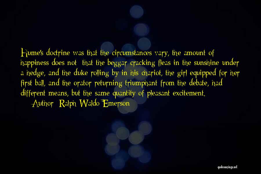 Doctrine Of Mean Quotes By Ralph Waldo Emerson