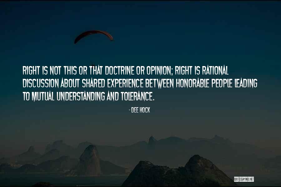 Doctrine That Quotes By Dee Hock Doctrine That Quotes By Dee Hock
