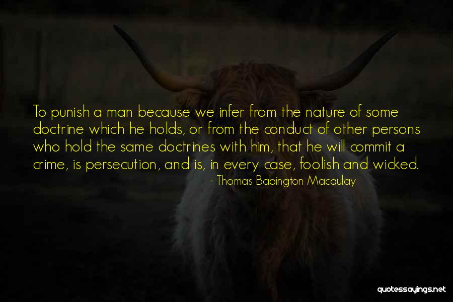 Doctrines Quotes By Thomas Babington Macaulay