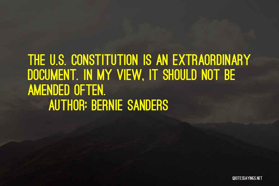 Document Quotes By Bernie Sanders