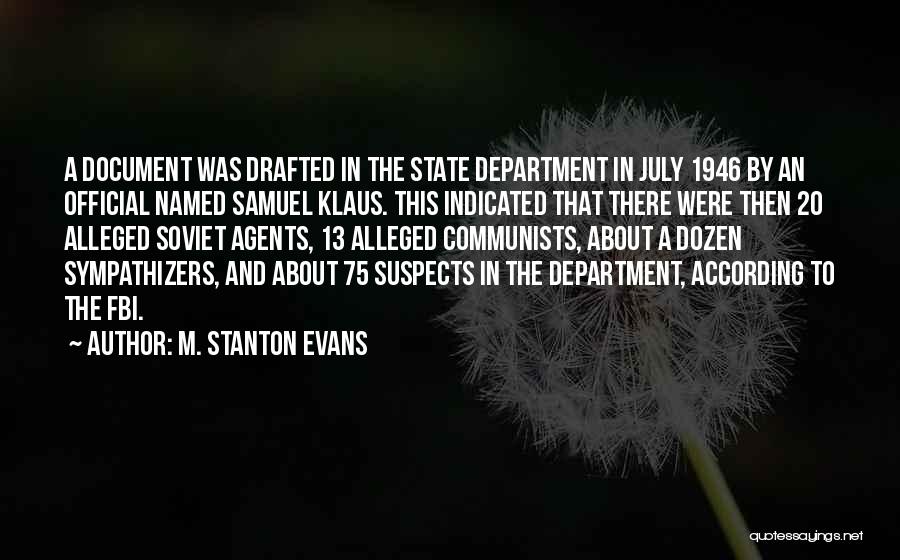 Document Quotes By M. Stanton Evans