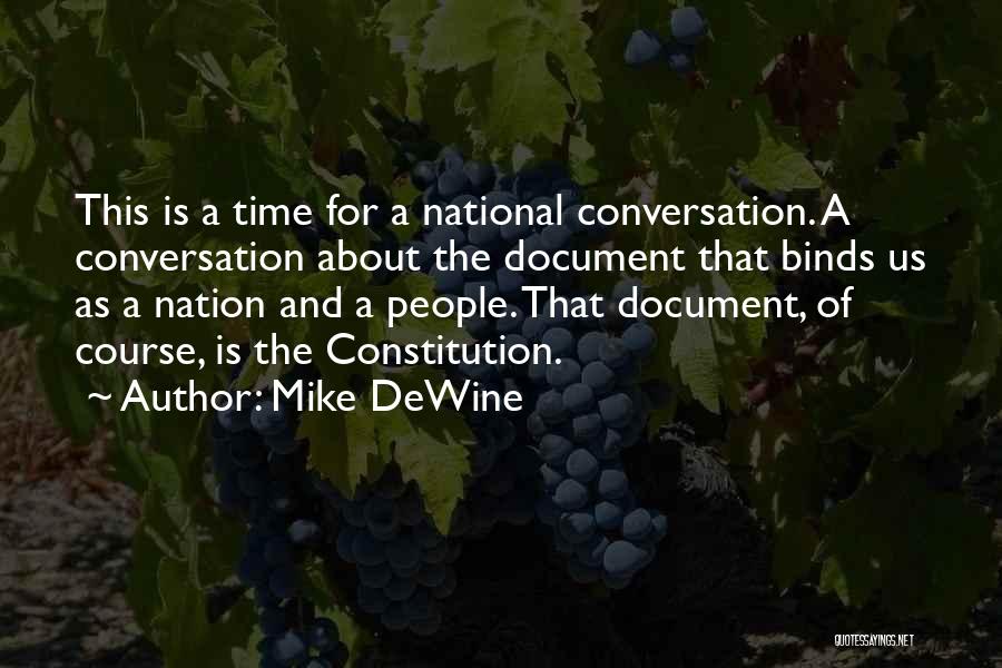 Document Quotes By Mike DeWine