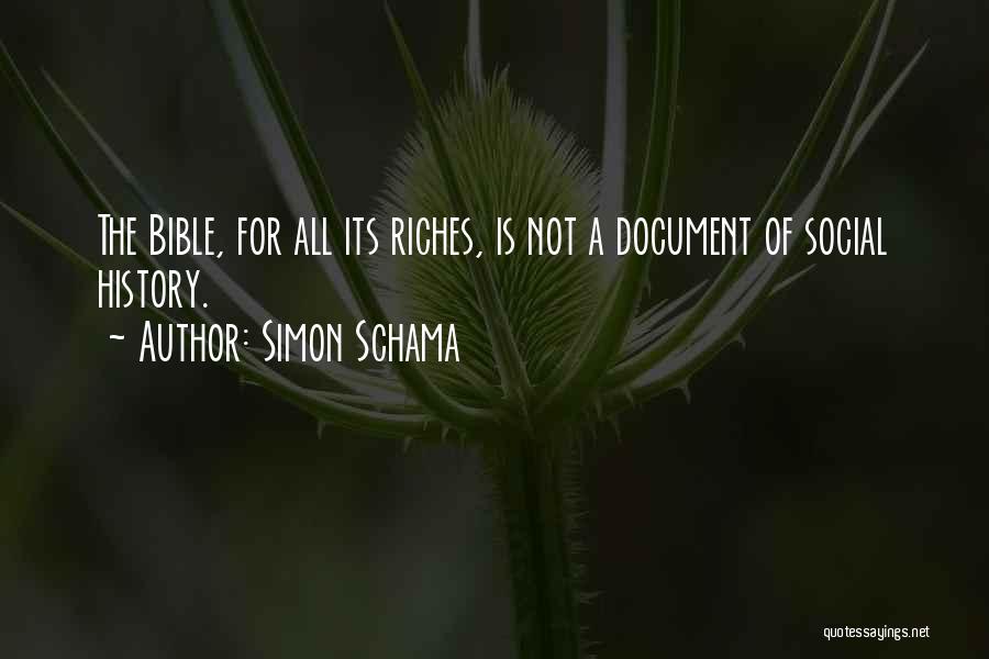 Document Quotes By Simon Schama