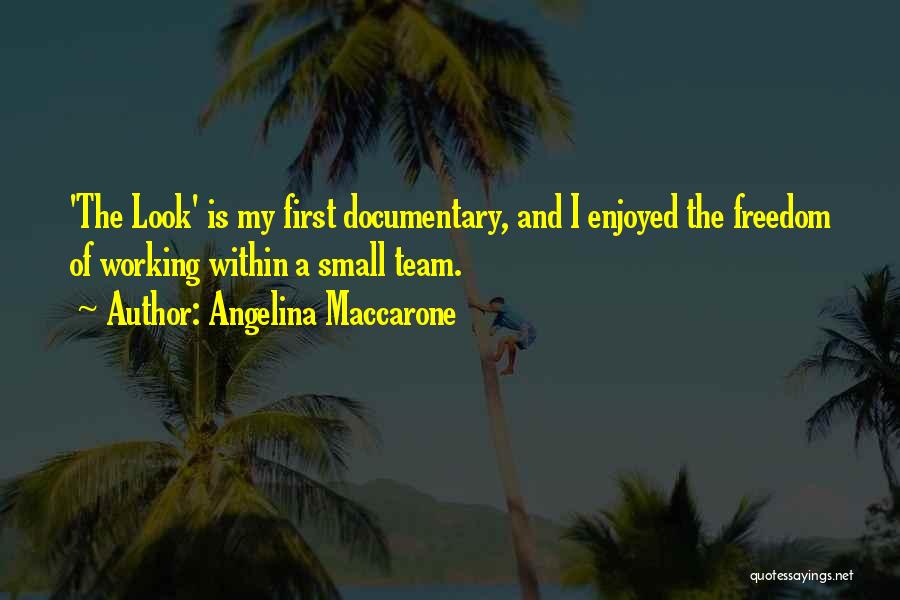 Documentary Quotes By Angelina Maccarone