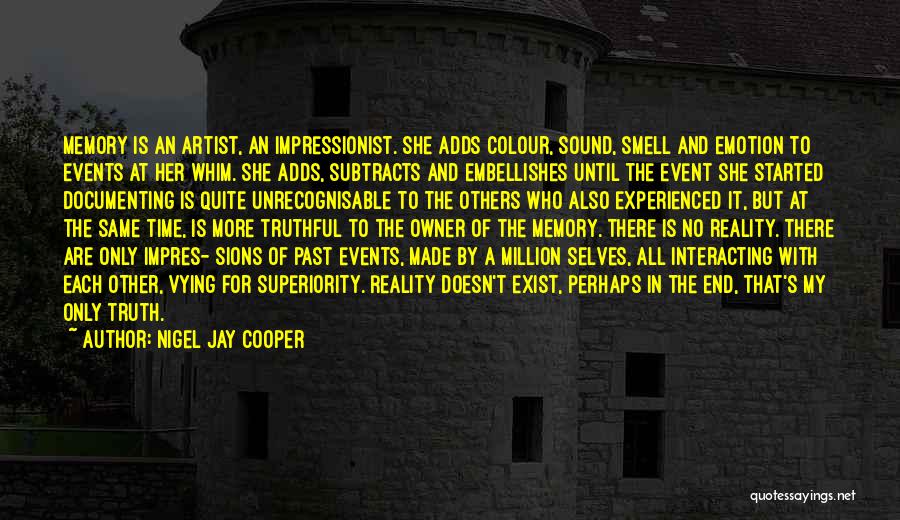 Documenting Quotes By Nigel Jay Cooper