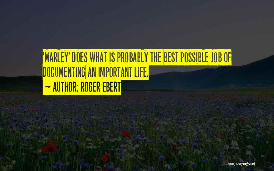 Documenting Quotes By Roger Ebert