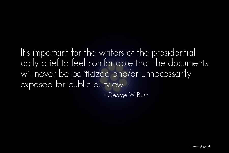 Documents Important Quotes By George W. Bush Documents Important Quotes By George W. Bush