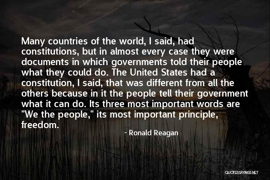 Documents Important Quotes By Ronald Reagan Documents Important Quotes By Ronald Reagan