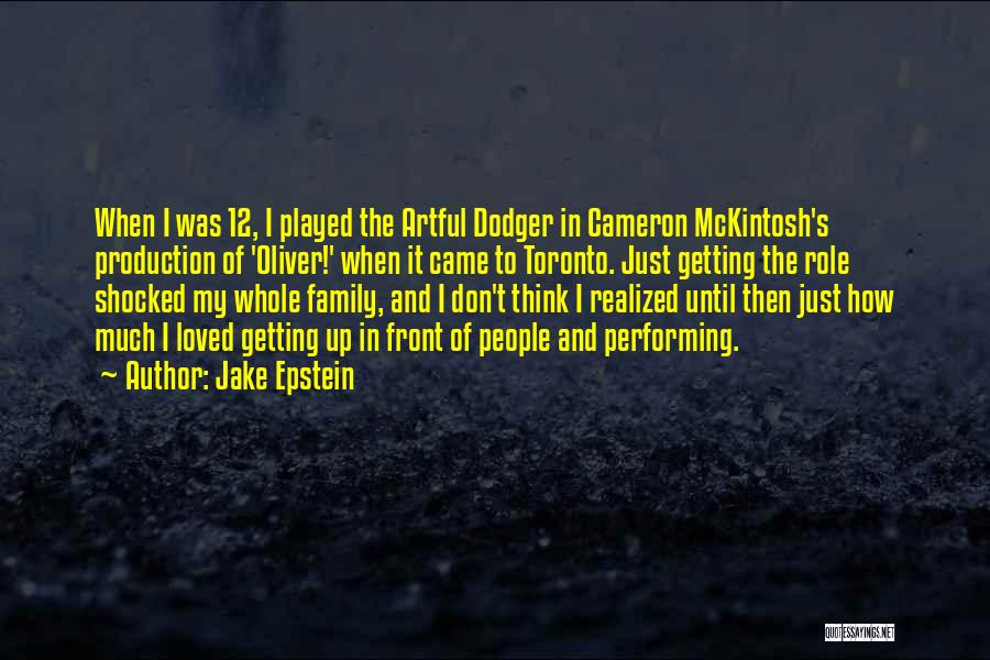 Dodger Quotes By Jake Epstein