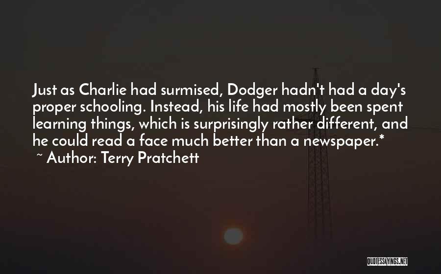 Dodger Quotes By Terry Pratchett