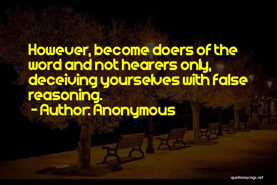 Doers Quotes By Anonymous