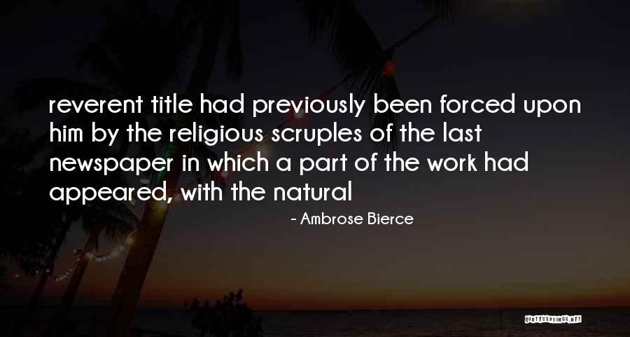 Does A Newspaper Title Go In Quotes By Ambrose Bierce Does A Newspaper Title Go In Quotes By Ambrose Bierce
