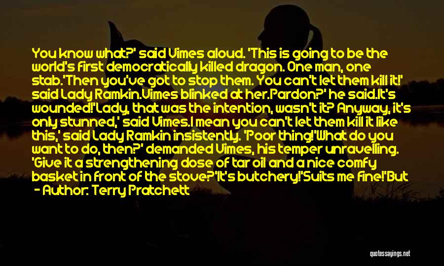 Does He Think Of Me Quotes By Terry Pratchett