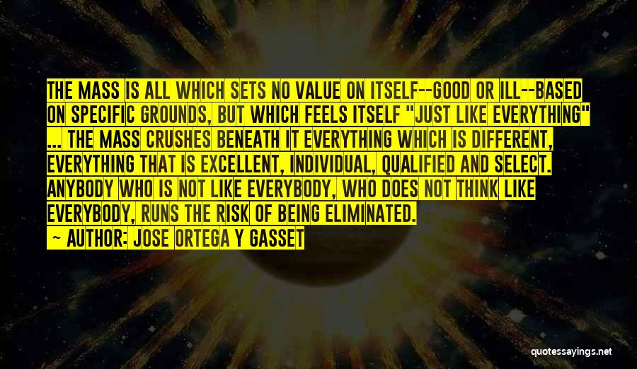 Does Not Value Quotes By Jose Ortega Y Gasset