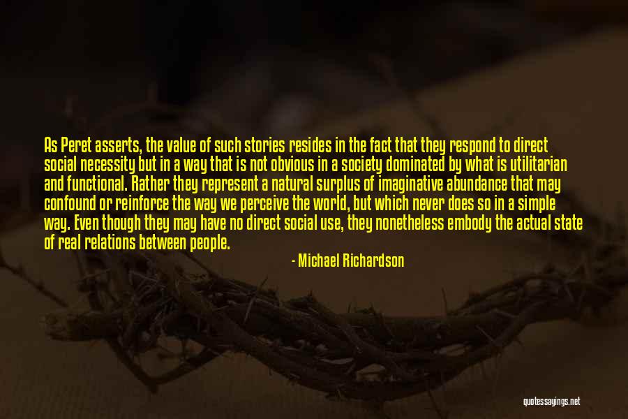 Does Not Value Quotes By Michael Richardson