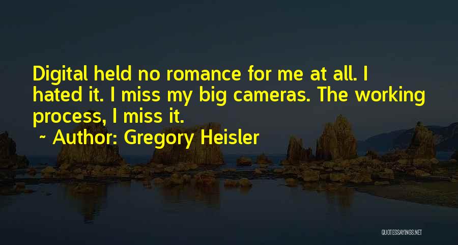 Does She Miss Me Quotes By Gregory Heisler