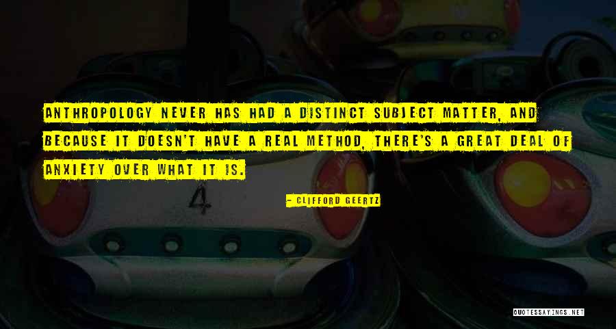 Doesn Matter Quotes By Clifford Geertz