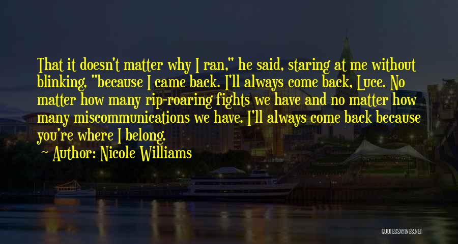 Doesn't Love Back Quotes By Nicole Williams