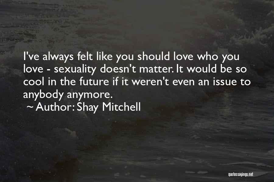 Doesn't Matter Anymore Quotes By Shay Mitchell