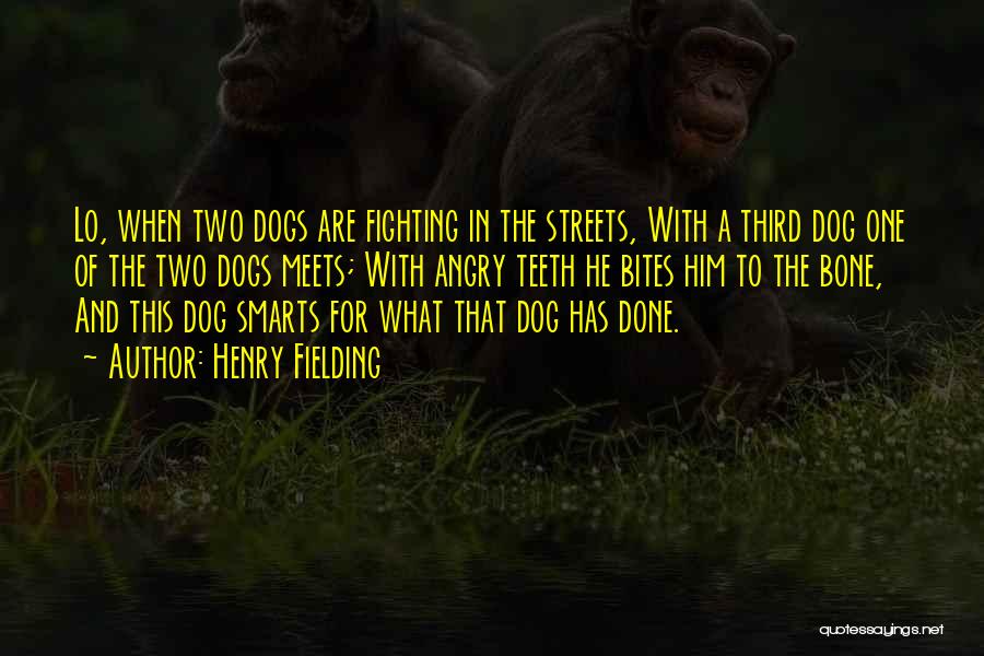 Dog And Bone Quotes By Henry Fielding