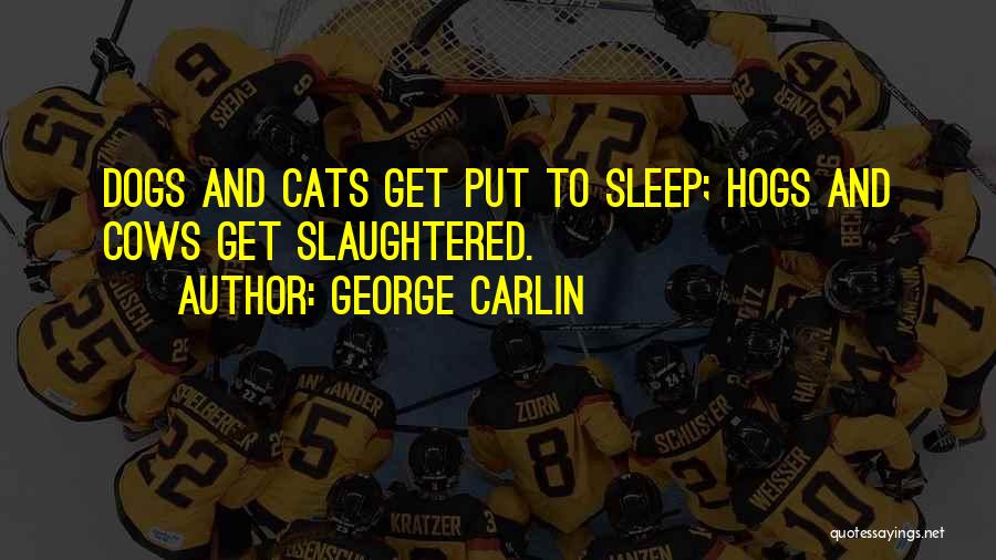 Dog And Cat Quotes By George Carlin