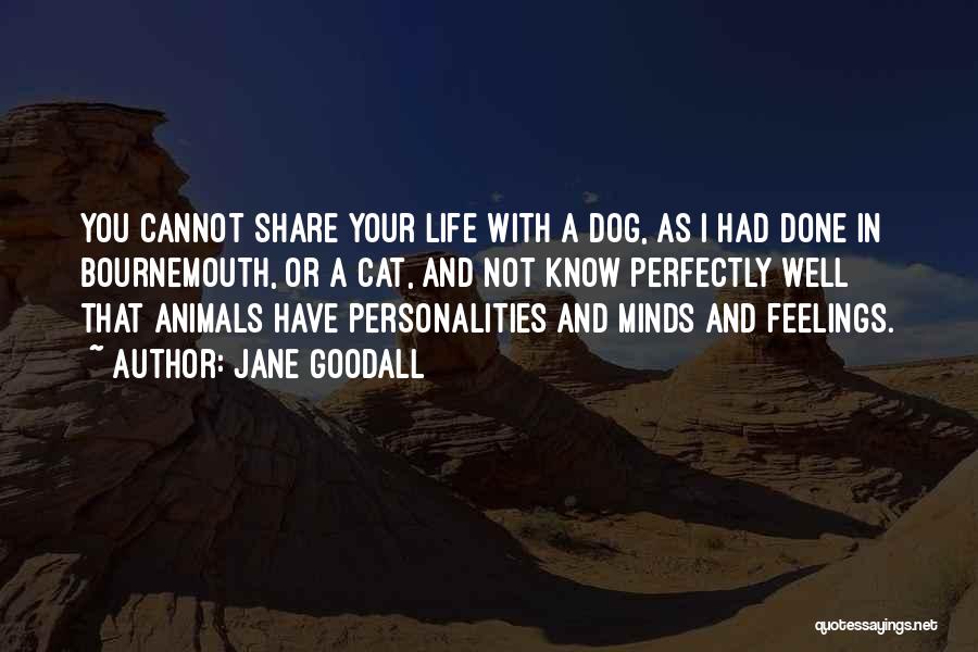Dog And Cat Quotes By Jane Goodall