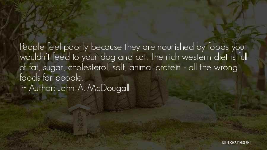 Dog And Cat Quotes By John A. McDougall