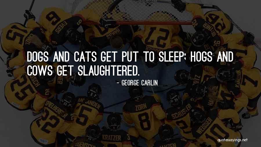 Dog And Cats Quotes By George Carlin Dog And Cats Quotes By George Carlin