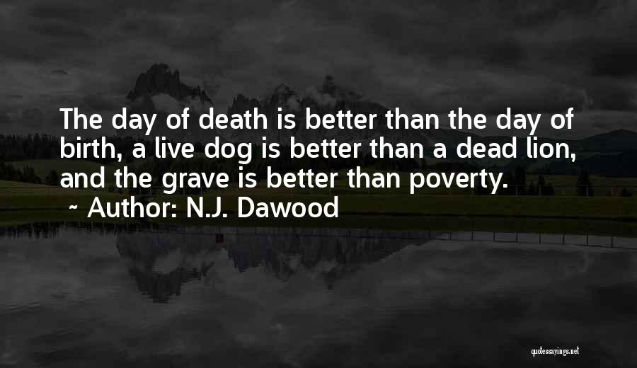 Dog And Death Quotes By N.J. Dawood