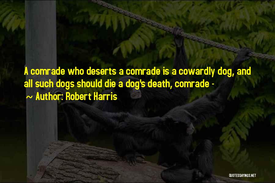 Dog And Death Quotes By Robert Harris