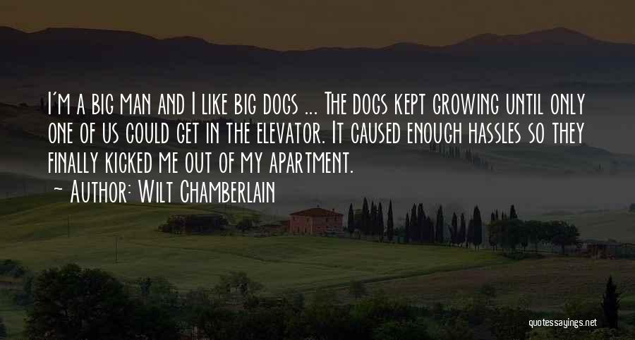 Dog And Friendship Quotes By Wilt Chamberlain