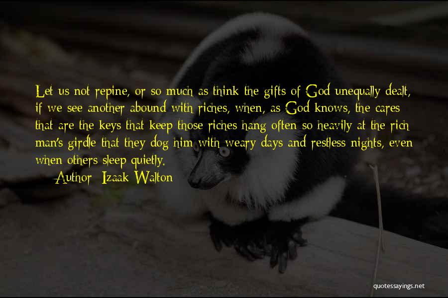 Dog And God Quotes By Izaak Walton