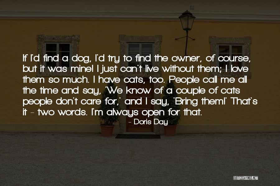 Dog And Owner Quotes By Doris Day