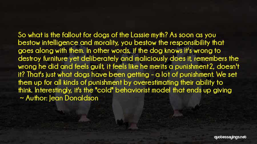 Dog Behaviorist Quotes By Jean Donaldson