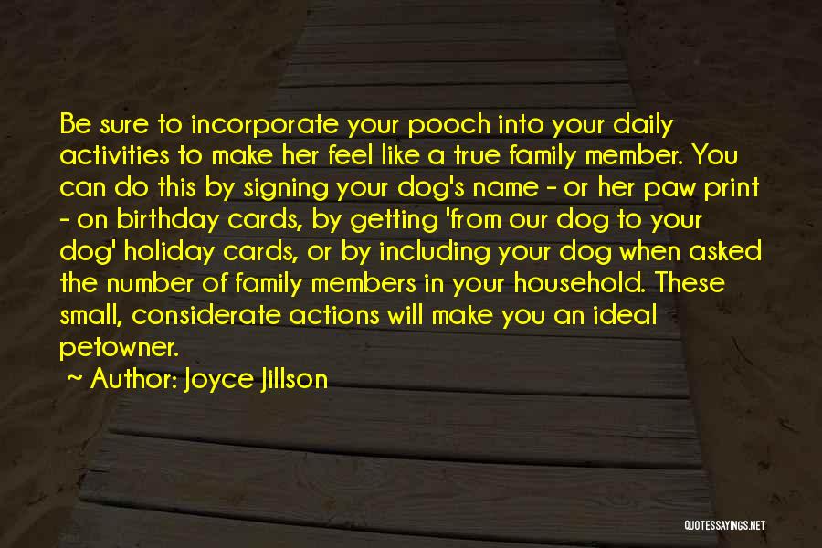 Dog Birthday Quotes By Joyce Jillson