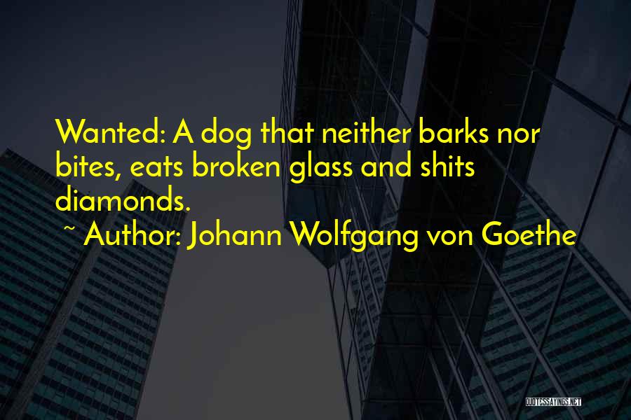 Dog Bites Quotes By Johann Wolfgang Von Goethe