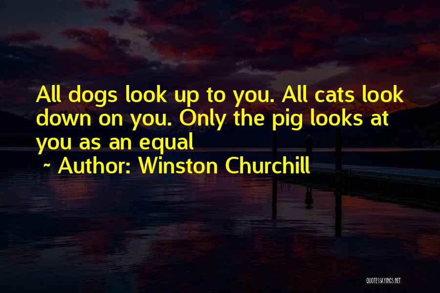 Dog Cat Quotes By Winston Churchill