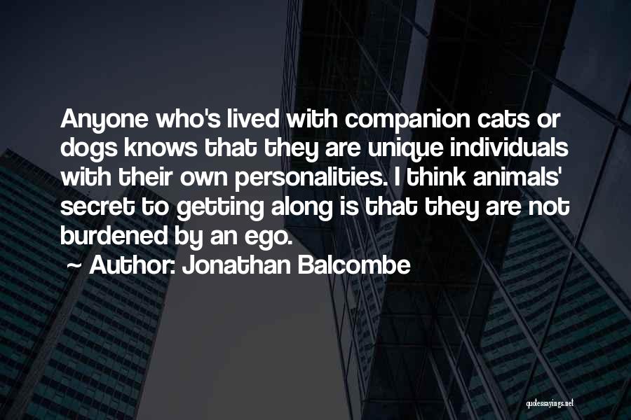 Dog Companion Quotes By Jonathan Balcombe