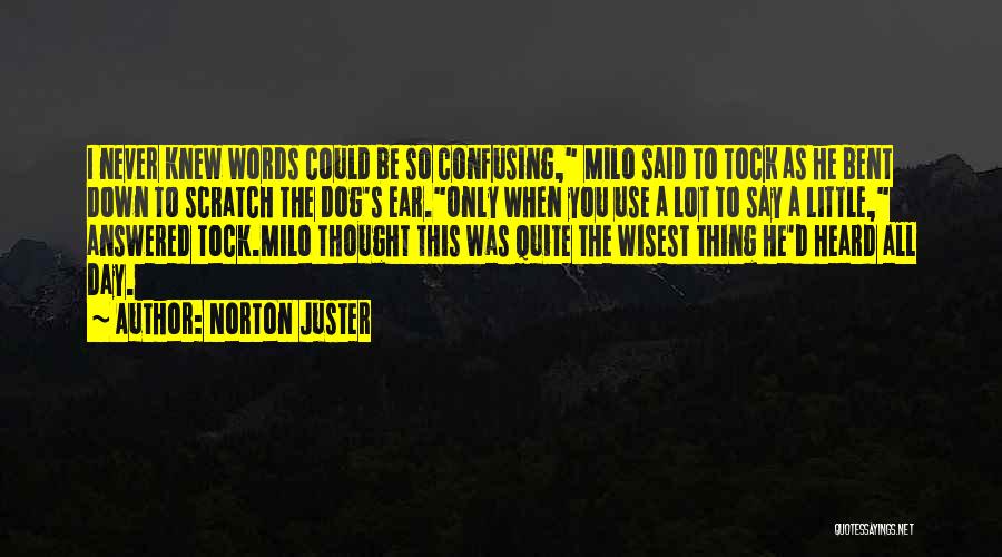 Dog Ear Quotes By Norton Juster