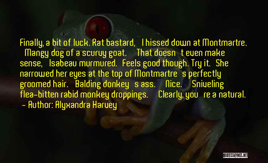 Dog Flea Quotes By Alyxandra Harvey