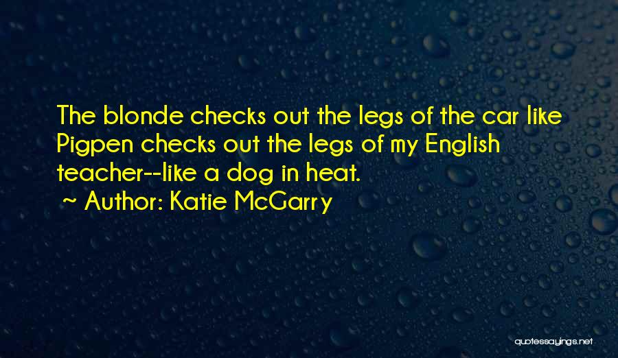 Dog In Car Quotes By Katie McGarry