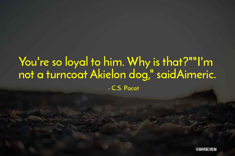Dog Is Loyal Quotes By C.S. Pacat