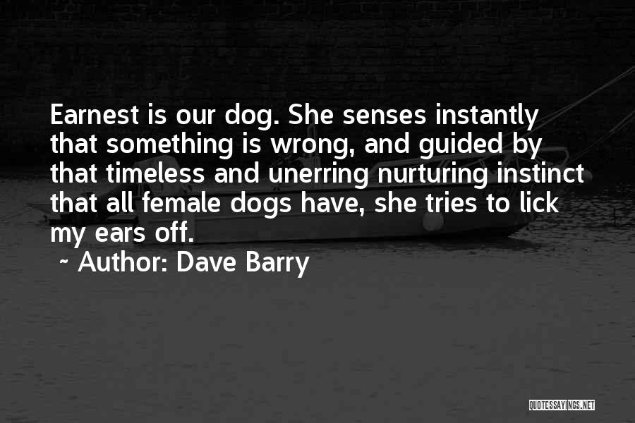 Dog Lick Quotes By Dave Barry