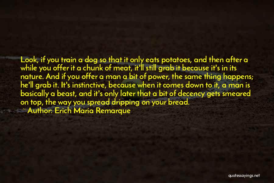 Dog Meat Quotes By Erich Maria Remarque