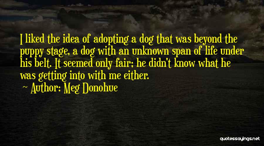 Dog Rescue Quotes By Meg Donohue