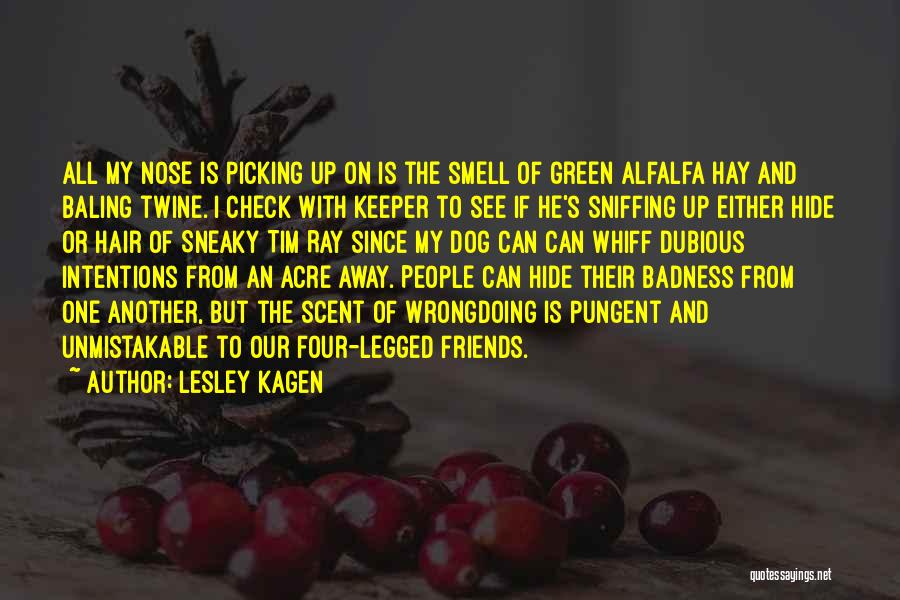 Dog Smell Quotes By Lesley Kagen