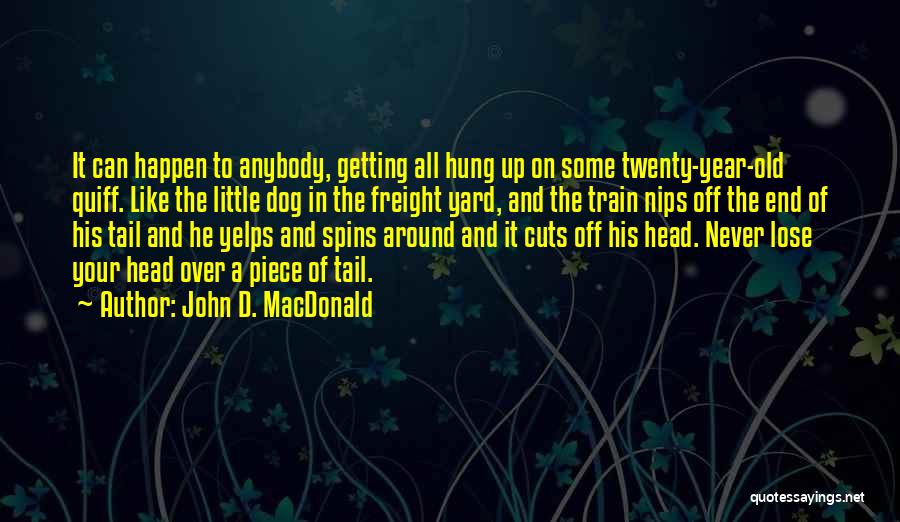 Dog Tail Quotes By John D. MacDonald