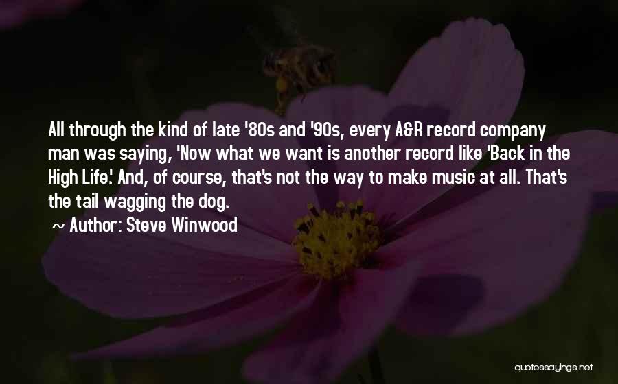 Dog Tail Quotes By Steve Winwood