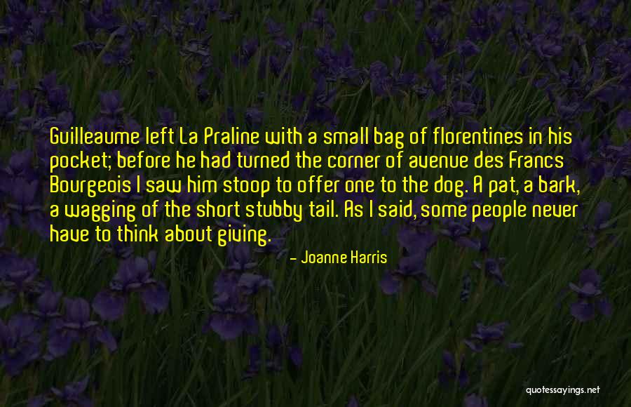 Dog Tail Wagging Quotes By Joanne Harris