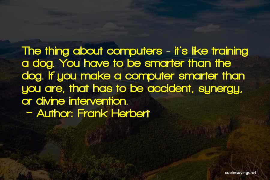 Dog Training Quotes By Frank Herbert